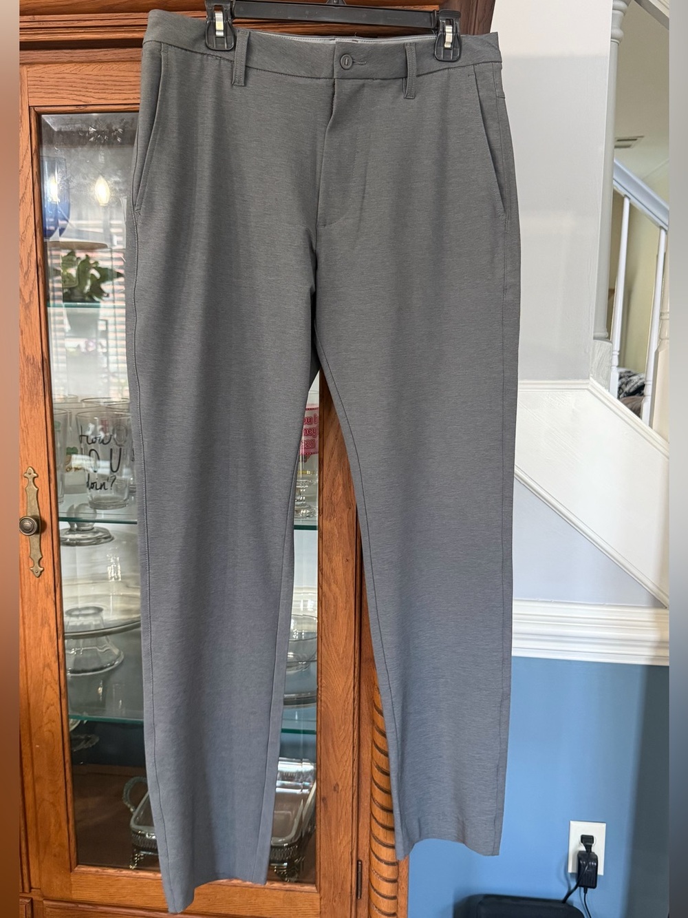 FootJoy Men's Charcoal Stretch Dress Pants